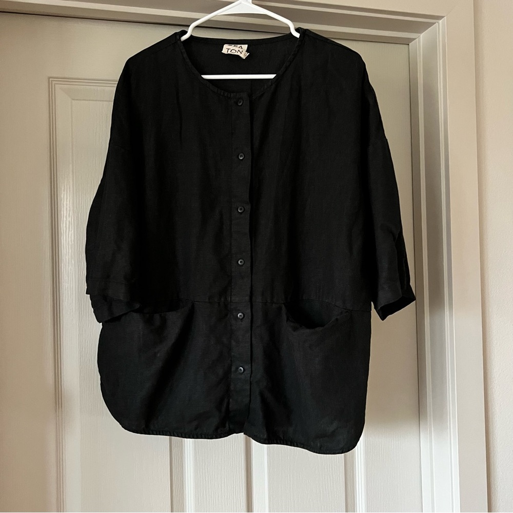 Beaton Linen Utility Shirt